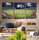 Citi Field Wall Art Print | 3-Panel New York Mets Baseball