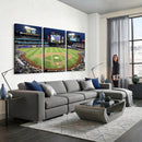 Citi Field Wall Art Print | 3-Panel New York Mets Baseball