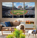 New York Mets Baseball Team Print - Citi Field Stadium Wall