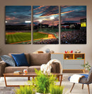 Fenway Park Wall Art Canvas Print | Large Baseball Stadium