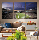 New England Patriots Football Team Print - Foxborough by MyGreatCanvas | Canvas Wall Art Prints | Photo Prints & Wall Decor