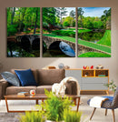 Augusta National Golf Club Wall Art - Panoramic Bridge & by MyGreatCanvas | Canvas Wall Art Prints | Photo Prints & Wall Decor