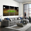 Stadium in Michigan Wall Art Canvas Print, Framed American