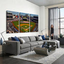 Yankee Stadium New York Wall Art Print | 3-Panel Canvas
