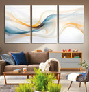 Decorative Turquoise Abstract Wave Wall Art Canvas Print by MyGreatCanvas | Canvas Wall Art Prints | Photo Prints & Wall Decor