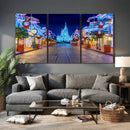 Disney Wall Art | Castle Large Wall Art Disney Magic Kingdom