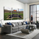 Football Stadium Wall Art – Framed Sports Field Canvas
