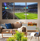 Tottenham Hotspur Stadium Canvas Print, Match Day Triple