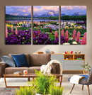 Wildflower Canvas Print – Blooming Floral Meadows with