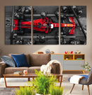 Ferrari Pit Stop Canvas Wall Art – Precision and Speed