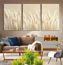 Grass Wall Art Print - Elegant Neutral Decor for Living
