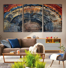 Abstract Tree Ring Wall Art, Colorful Framed Tree Ring Wall by MyGreatCanvas | Canvas Wall Art Prints | Photo Prints & Wall Decor