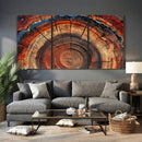 Abstract Tree Ring Art, Colorful Tree Ring Wall Decor, by MyGreatCanvas | Canvas Wall Art Prints | Photo Prints & Wall Decor