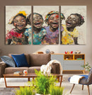 Shai Yossef style Joyful Childhood Canvas Wall Art - by MyGreatCanvas | Canvas Wall Art Prints | Photo Prints & Wall Decor