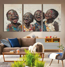 Shai Yossef Print - Joyful Childhood Canvas Wall Art -