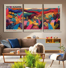 Yayoi Kusama Wall Art Canvas Print, Abstract Art, Large