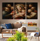 Religious Canvas Wall Art Print - Madonna and Child with by MyGreatCanvas | Canvas Wall Art Prints | Photo Prints & Wall Decor