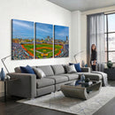 Wrigley Field Chicago Cubs Panoramic Canvas Print –