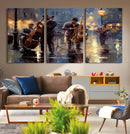 Afro Abstract Jazz Music Wall Art Canvas Print – Colorful