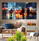 African American Jazz Canvas Wall Art Print – Abstract Music
