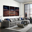 Texas Stadium Night Game Wall Art Canvas Print – Vibrant
