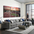 Indiana Memorial Stadium Wall Art Canvas Print, Framed
