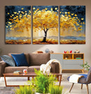 Golden Tree Wall Art – Framed Autumn Leaves Canvas Artwork, by MyGreatCanvas | Canvas Wall Art Prints | Photo Prints & Wall Decor