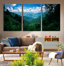 Tropical Jungle Wall Art Canvas Print – Framed Lush Valley by MyGreatCanvas | Canvas Wall Art Prints | Photo Prints & Wall Decor