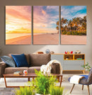 Tropical Beach Wall Art Canvas Print – Framed Palm Trees by MyGreatCanvas | Canvas Wall Art Prints | Photo Prints & Wall Decor