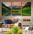 Maroon Bells Lake Wall Art Canvas Print – Framed Majestic by MyGreatCanvas | Canvas Wall Art Prints | Photo Prints & Wall Decor