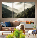 Misty Valley Wall Art: Foggy Forest Canvas Print by MyGreatCanvas | Canvas Wall Art Prints | Photo Prints & Wall Decor