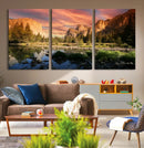 Yosemite Valley Wall Art, El Capitan Sunset Canvas Print, by MyGreatCanvas | Canvas Wall Art Prints | Photo Prints & Wall Decor
