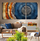 Abstract Tree Rings Wall Art Canvas Print – Modern Wood by MyGreatCanvas | Canvas Wall Art Prints | Photo Prints & Wall Decor