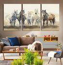 Wild Horses Wall Art Canvas Print, Framed Running Horses Art by MyGreatCanvas | Canvas Wall Art Prints | Photo Prints & Wall Decor