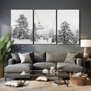 Ski Lift Wall Art – Framed Snowy Mountain Canvas Artwork by MyGreatCanvas | Canvas Wall Art Prints | Photo Prints & Wall Decor