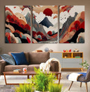 Abstract Mountain Wall Art – Framed Vibrant Landscape Canvas by MyGreatCanvas | Canvas Wall Art Prints | Photo Prints & Wall Decor