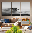 Black Wave Wall Art Canvas Print – Framed Abstract Surf by MyGreatCanvas | Canvas Wall Art Prints | Photo Prints & Wall Decor