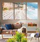 Beach Wall Art Canvas Print – Framed Coastal Seascape Summer