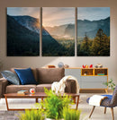 Yosemite Valley Wall Art Canvas Print – Framed Mountain