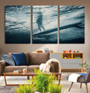 Underwater Surf Wall Art – Framed Ocean Wave Canvas Artwork, by MyGreatCanvas | Canvas Wall Art Prints | Photo Prints & Wall Decor