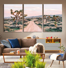 Joshua Tree Wall Art Canvas Print – Framed Desert Road Scene by MyGreatCanvas | Canvas Wall Art Prints | Photo Prints & Wall Decor
