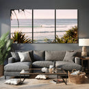 Ocean Surfer Wall Art Canvas Print – Framed Coastal Surf Art by MyGreatCanvas | Canvas Wall Art Prints | Photo Prints & Wall Decor