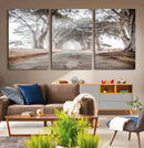Cypress Tunnel Wall Art – Framed Misty Road Canvas Artwork, by MyGreatCanvas | Canvas Wall Art Prints | Photo Prints & Wall Decor