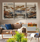 Yayoi Kusama Wall Art Canvas Print – Framed Modern Japanese