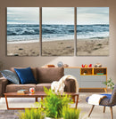Ocean Wall Art Canvas Print – Moody Coastal Seascape Scene