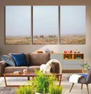 Foggy Plains Wall Art Canvas Print – Framed Horseback Riders by MyGreatCanvas | Canvas Wall Art Prints | Photo Prints & Wall Decor