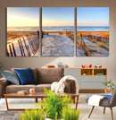 Ocean Sunset Wall Art Canvas Print – Nautical Beach