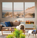 Beach Landscape Wall Art Canvas Print – Framed Sand Dune
