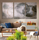 Abstract Grey Gold Wall Art – Modern Geometric Canvas by MyGreatCanvas | Canvas Wall Art Prints | Photo Prints & Wall Decor