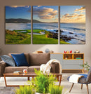 Pebble Beach Golf Links Wall Art Canvas Print – Iconic by MyGreatCanvas | Canvas Wall Art Prints | Photo Prints & Wall Decor